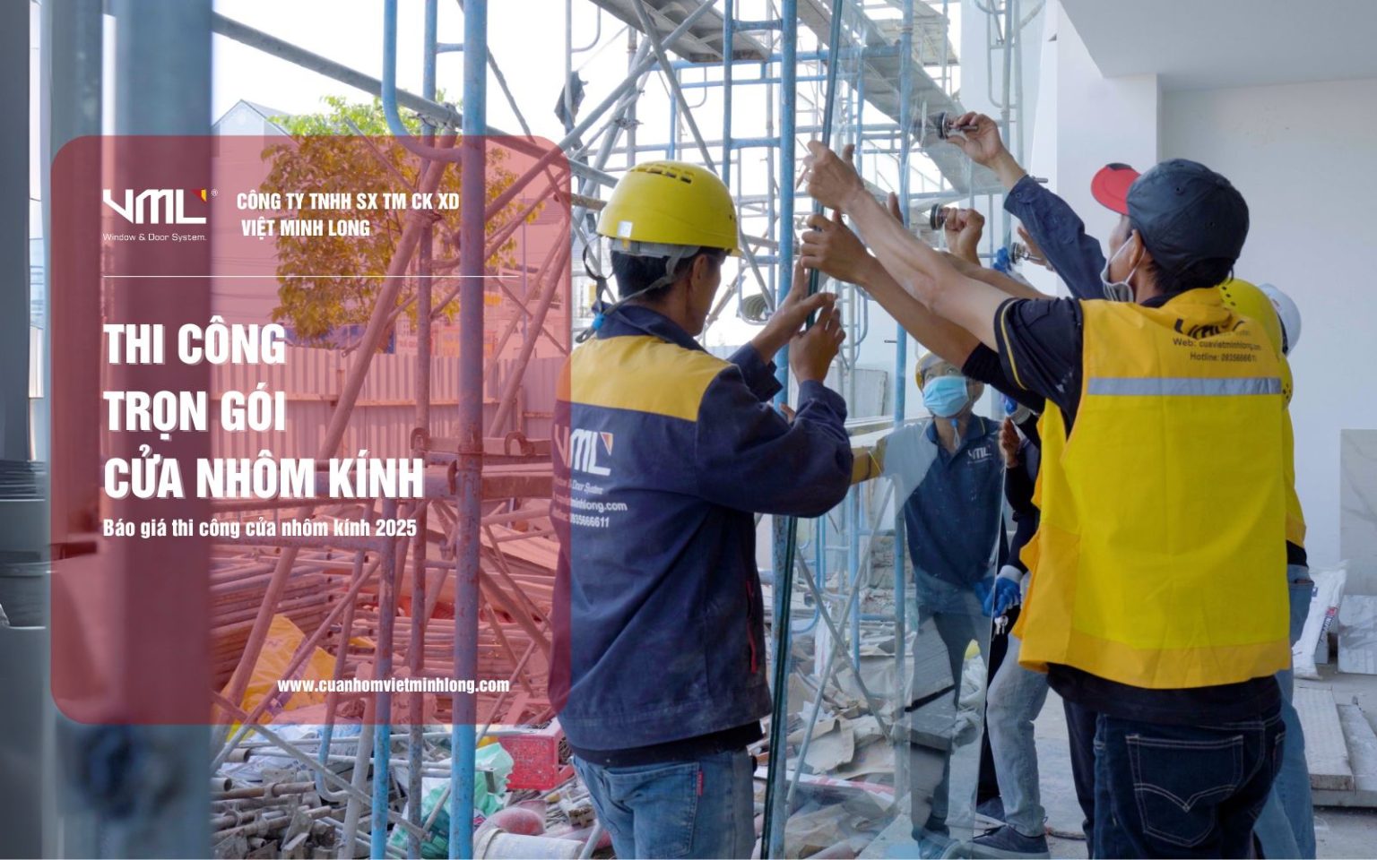 Thi công nhôm kính trọn gói 2025