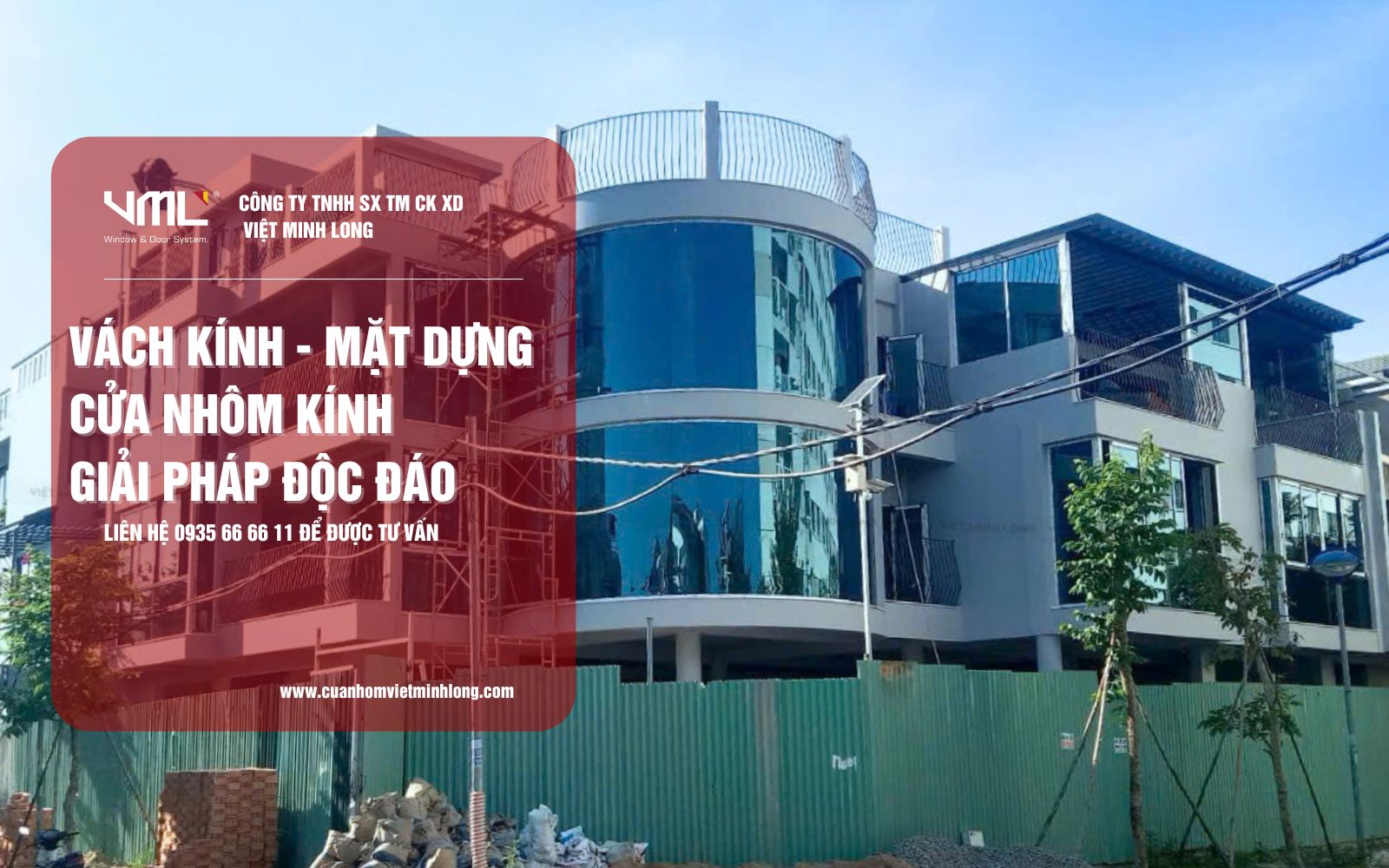 Giải pháp mặt dựng nhôm kính
