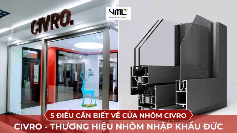 Cửa nhôm CIVRO - nhôm nhập khẩu Đức