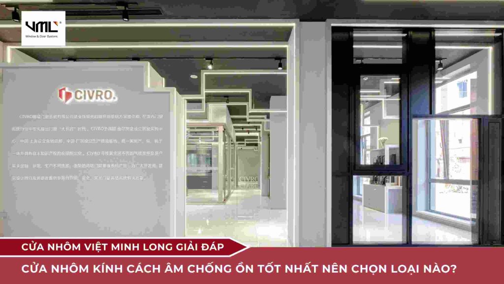 cửa nhôm kính cách âm
