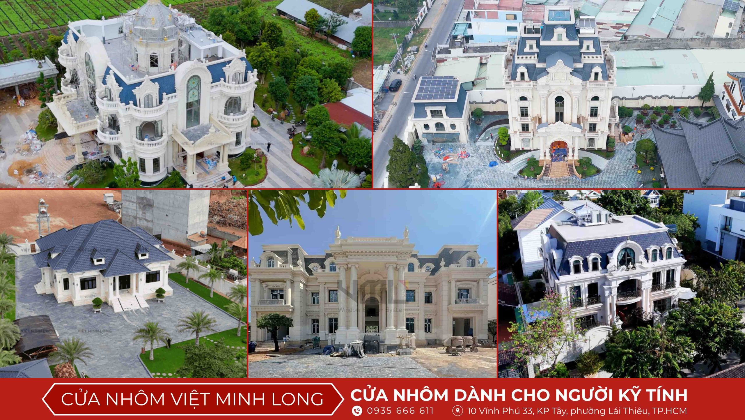 Cửa nhôm kính biệt thự