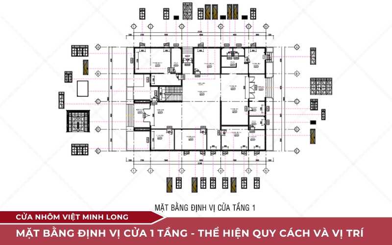 Bản vẽ cửa nhôm kính cách đọc